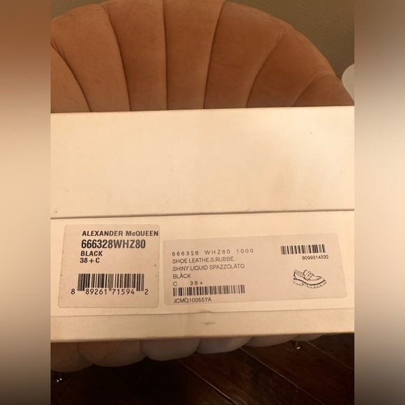 Alexander McQueen black loafers Size 8.5 - Picture 7 of 13